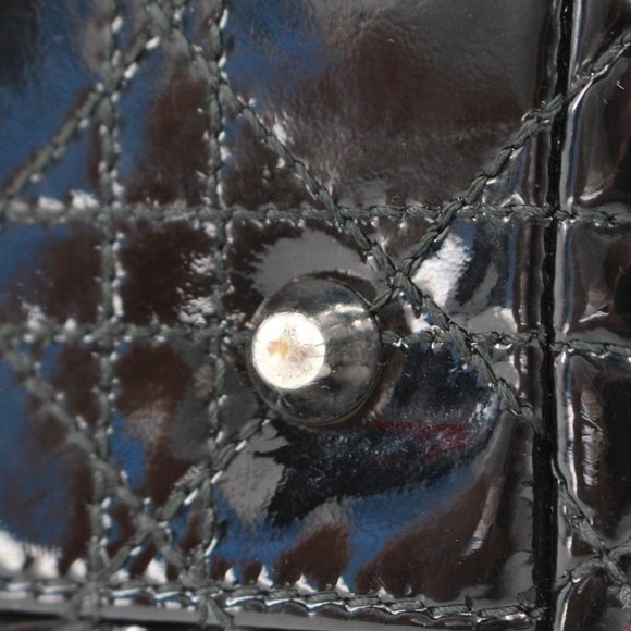 Dior Patent Cannage Dior Soft Shopping Tote Black - Picture 9 of 14